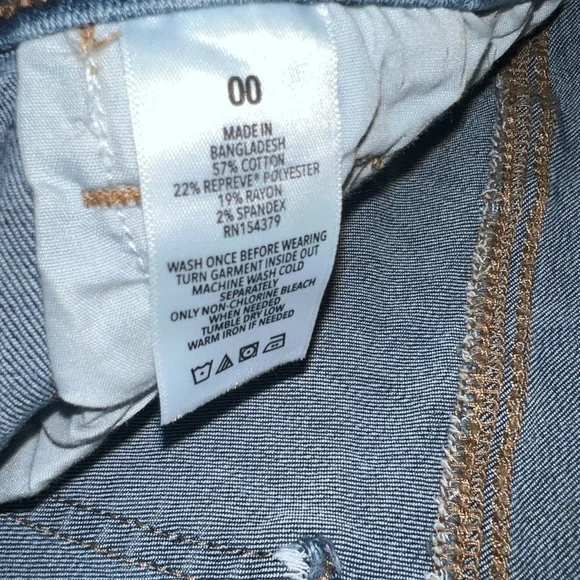 Aeropostale Blue Denim Shorts - Picture 4 of 5